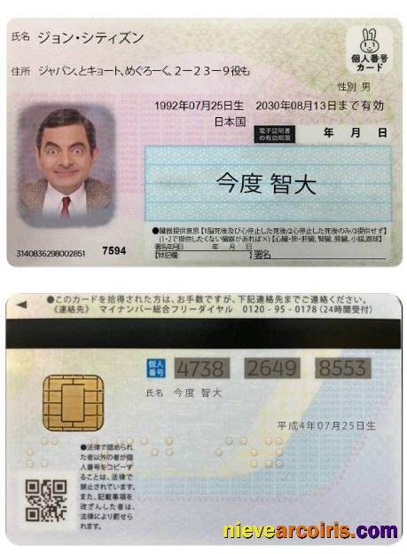 Japanese ID card